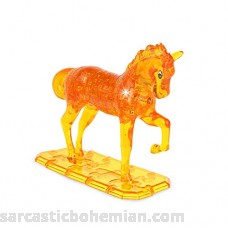 Golden 3D Crystal Puzzle Horse Home Decoration Birthday Gift Toys B07NSQ8TD8